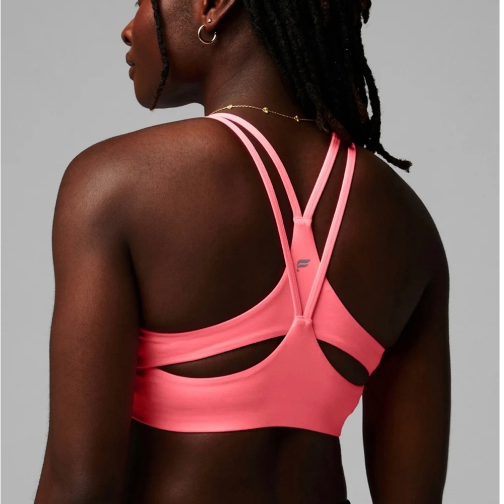 NWT Fabletics Sports Bra Size Small Neon Pink